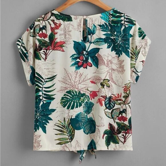 💐Tie front top - Picture 2 of 5